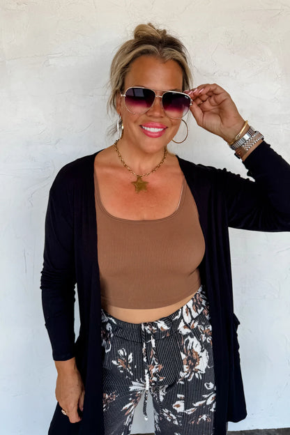 Sierra Ribbed Cardigan