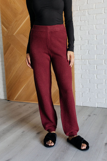 Bordeaux Knit Set