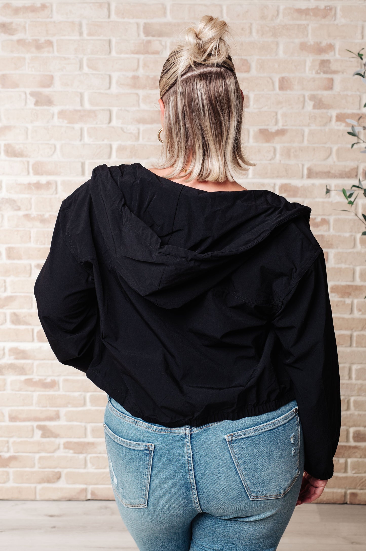 Black Zip Up Hoodie