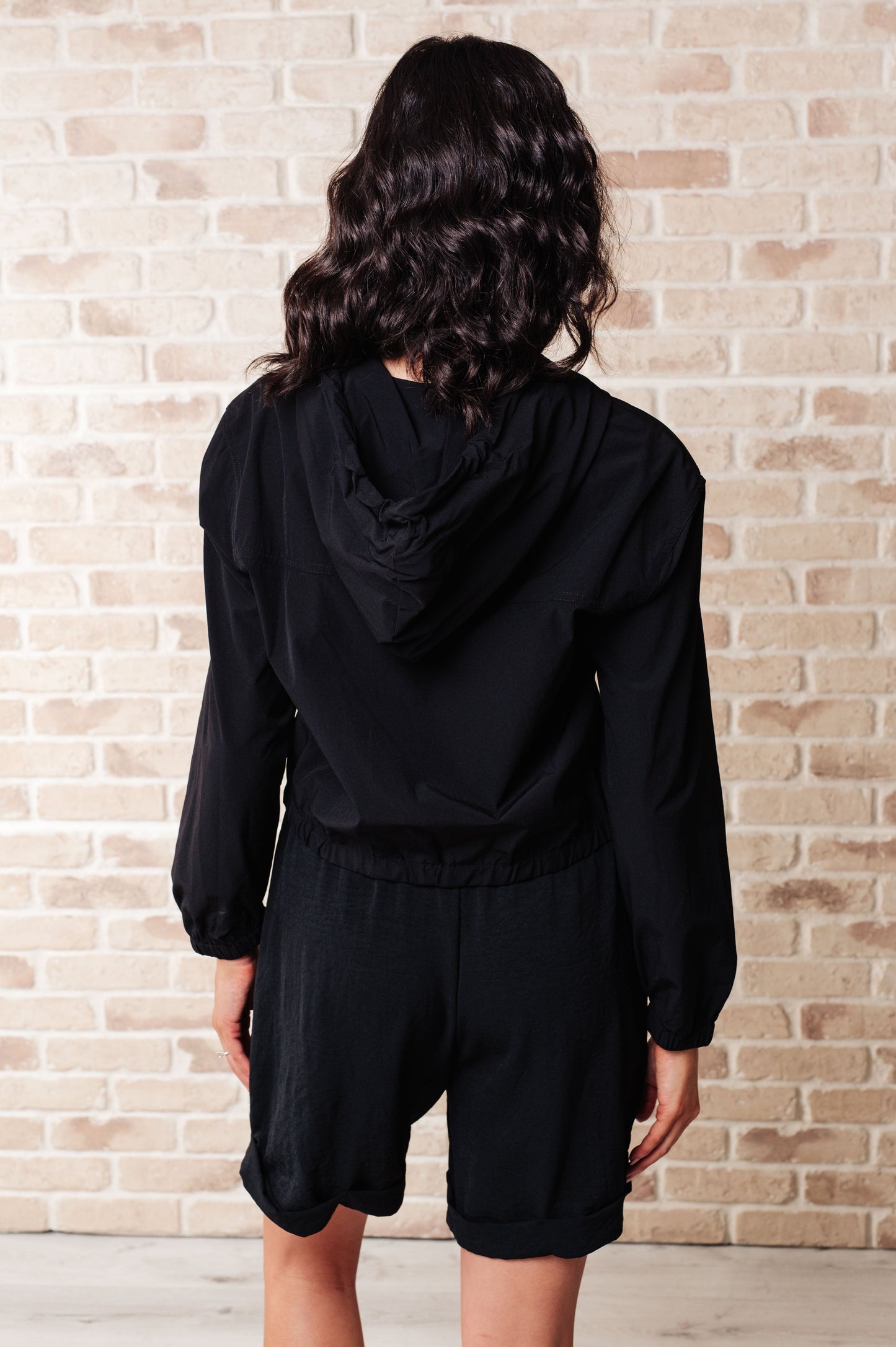 Black Zip Up Hoodie
