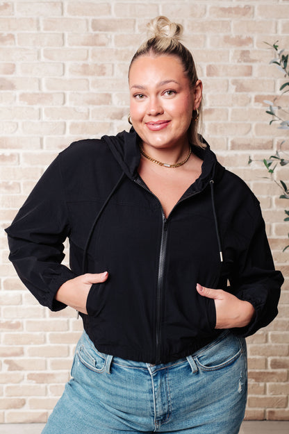 Black Zip Up Hoodie