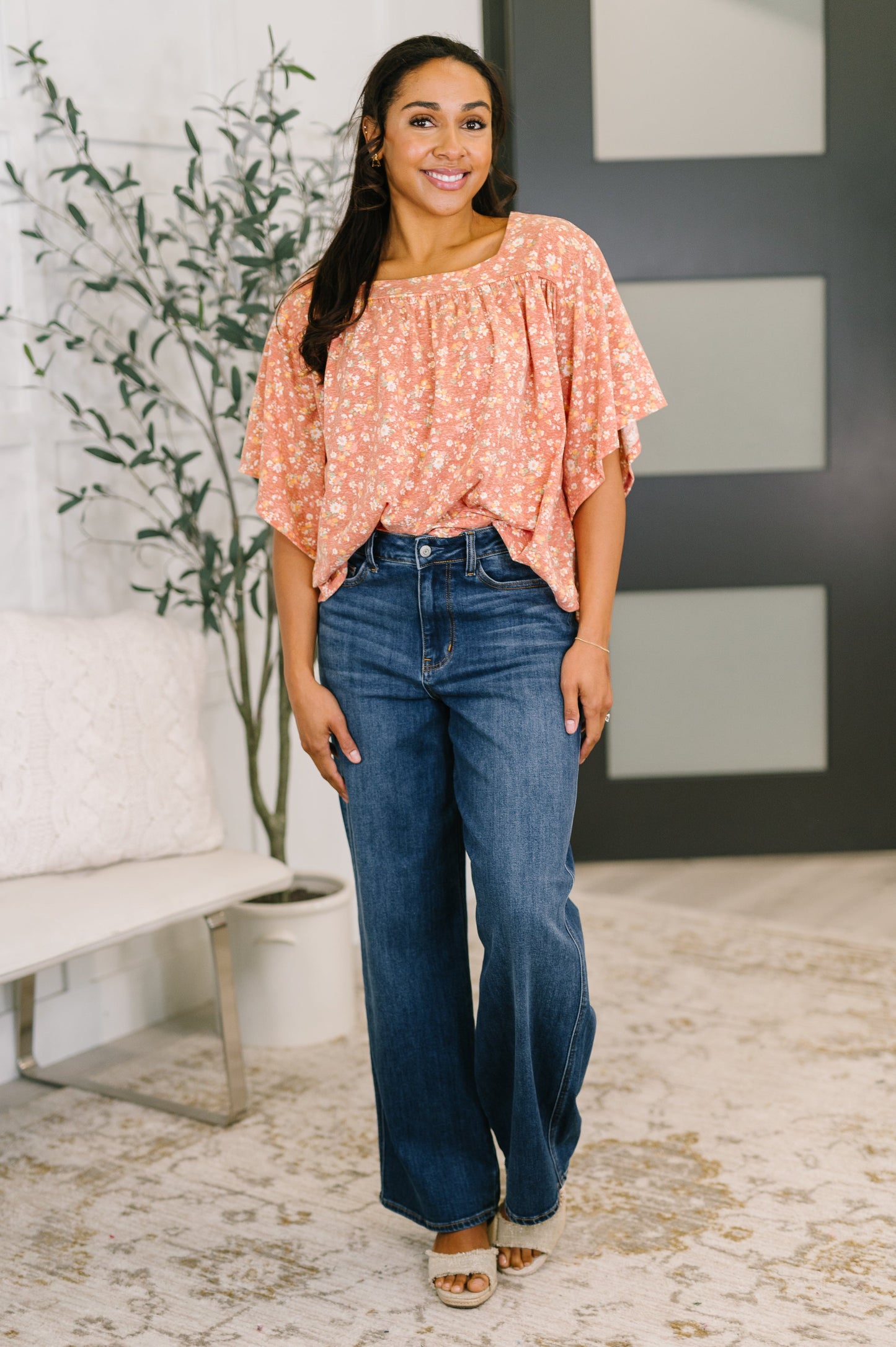 Beck Top in Dusty Rose