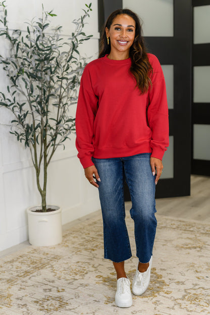 True Red Pullover