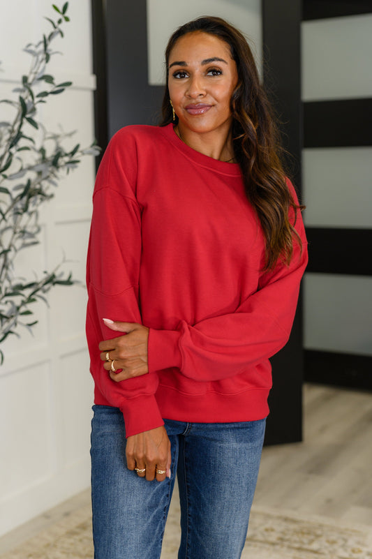 True Red Pullover