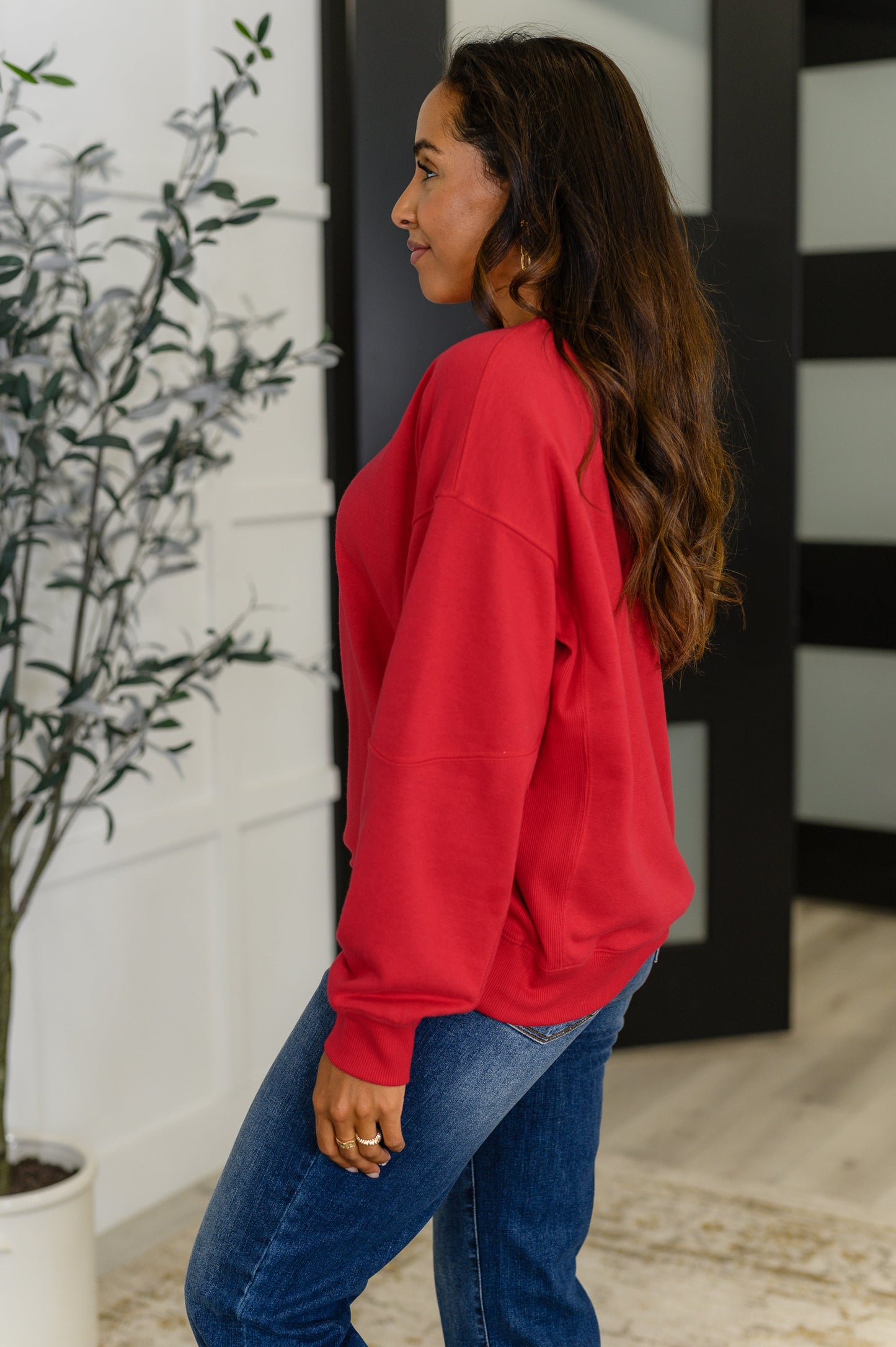 True Red Pullover