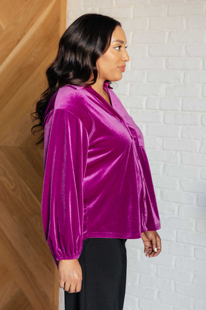 Marianne Velvet Top