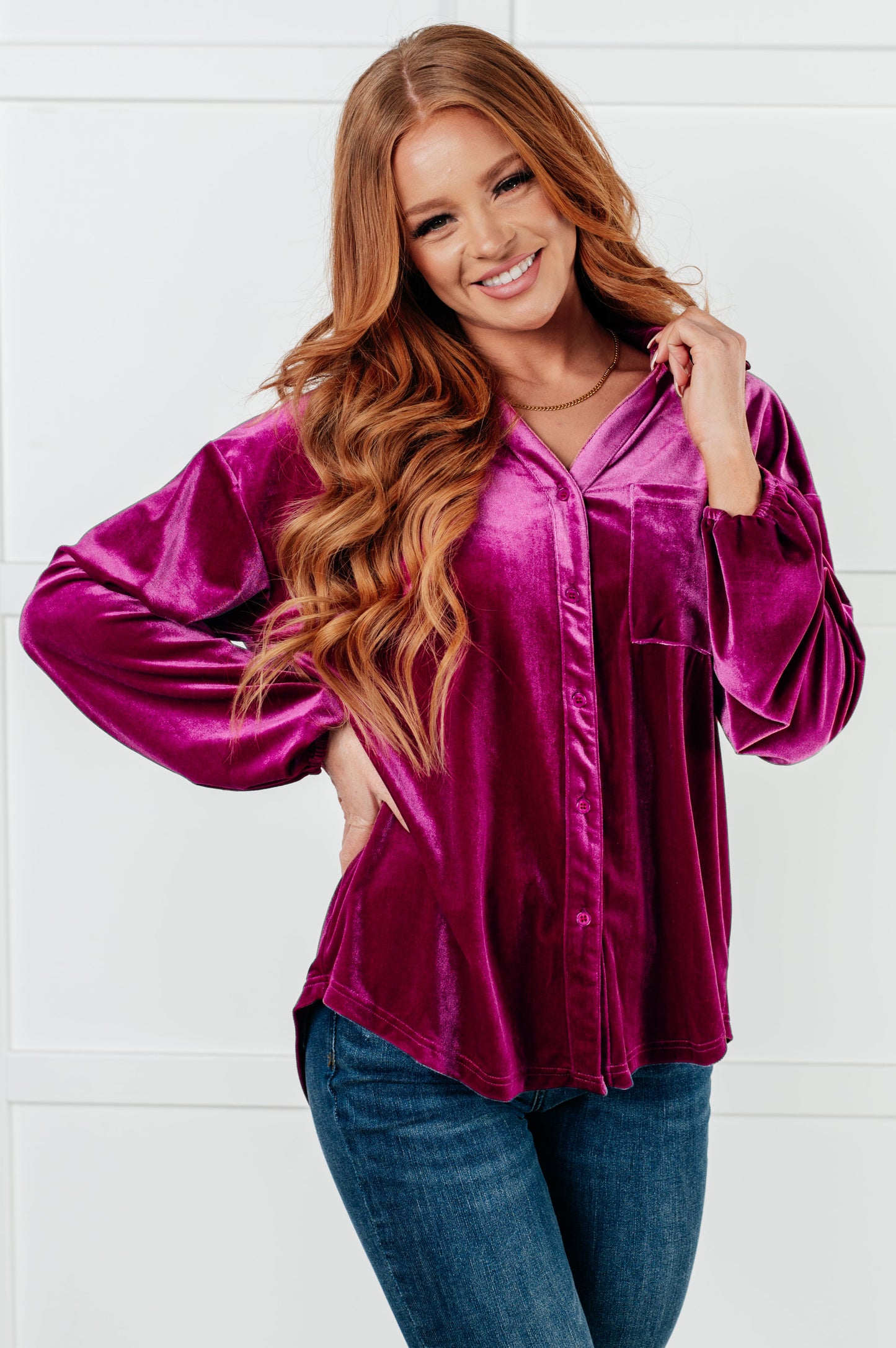 Marianne Velvet Top