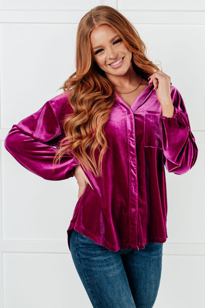 Marianne Velvet Top