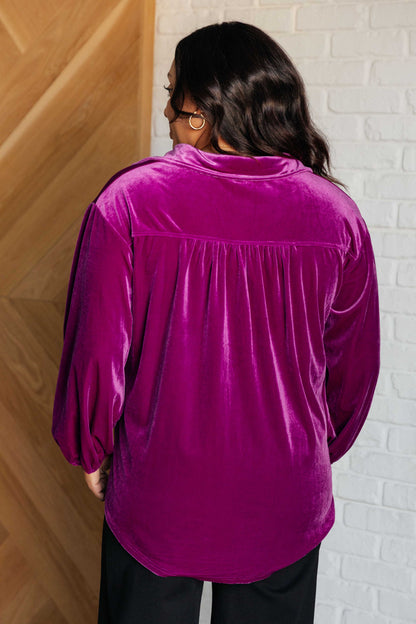 Marianne Velvet Top