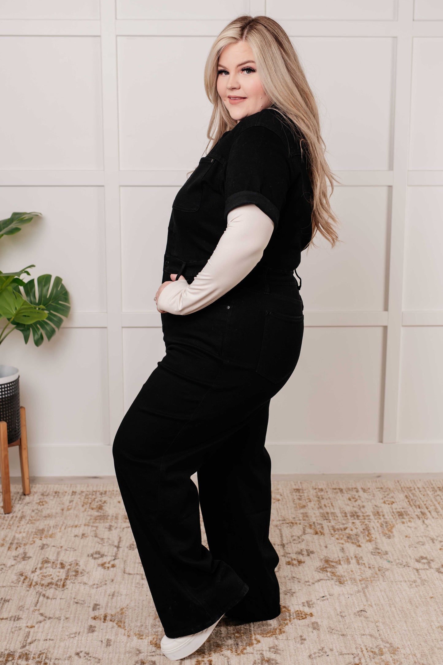 Tilda Control Top Denim Jumpsuit