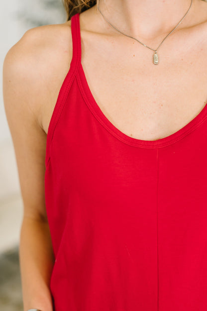 Tara Jumpsuit Ruby