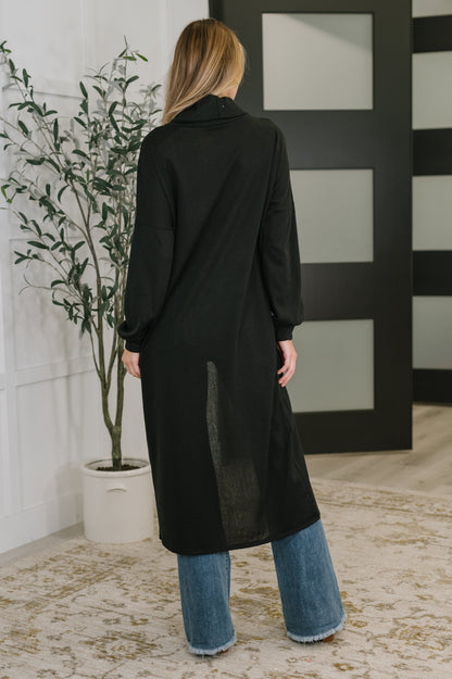 Turtleneck Tunic in Black