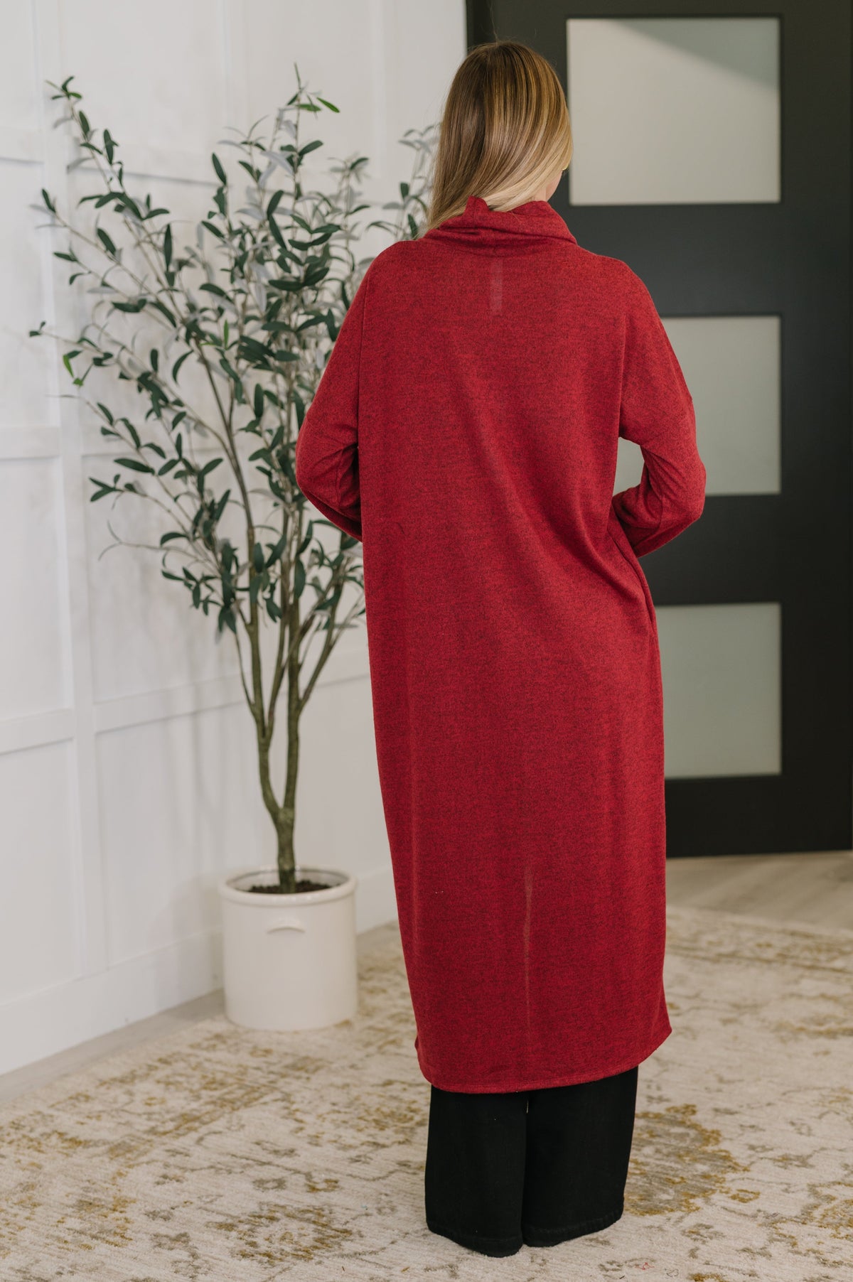 Turtleneck Tunic in Wine