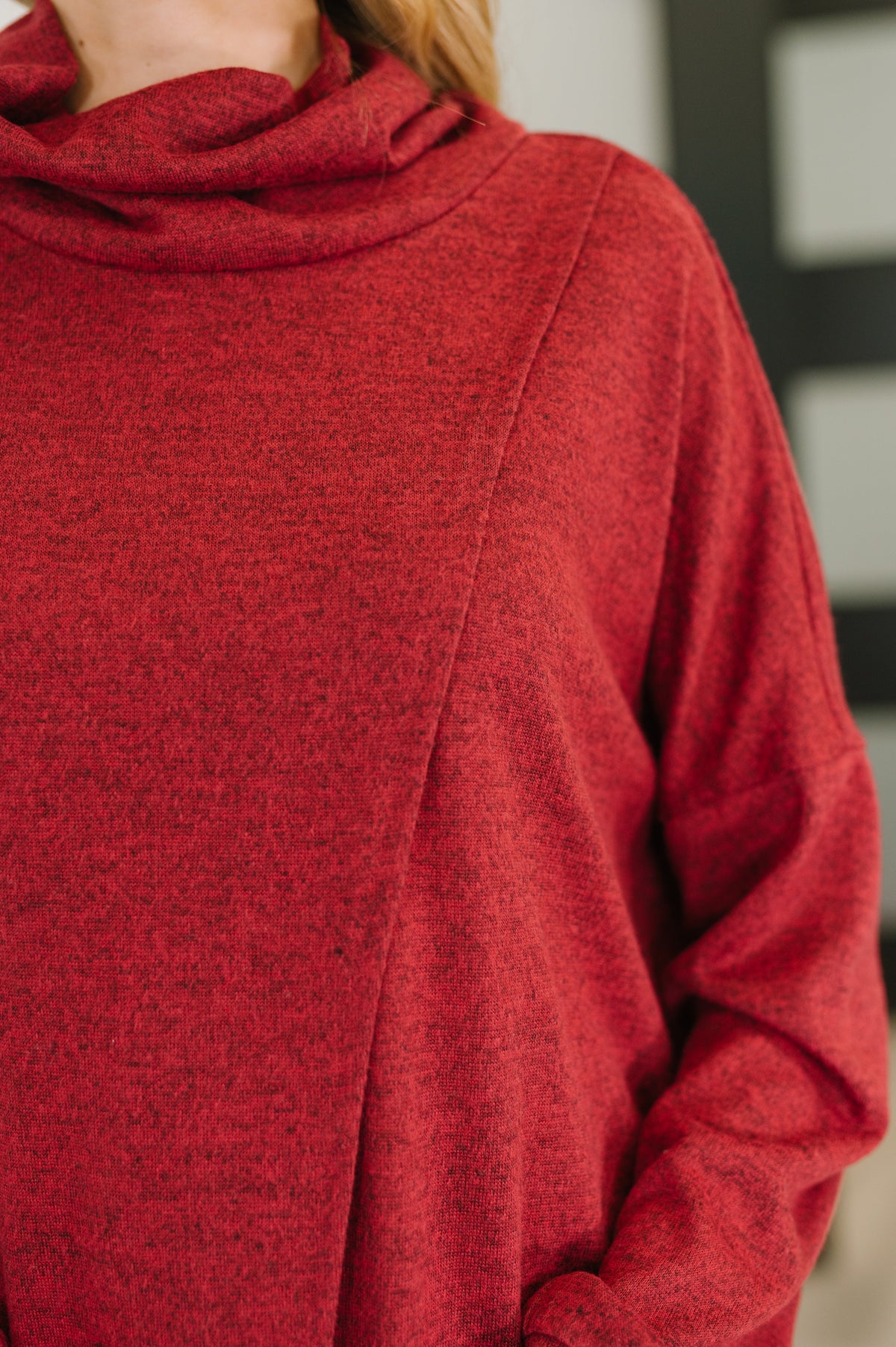 Turtleneck Tunic in Wine