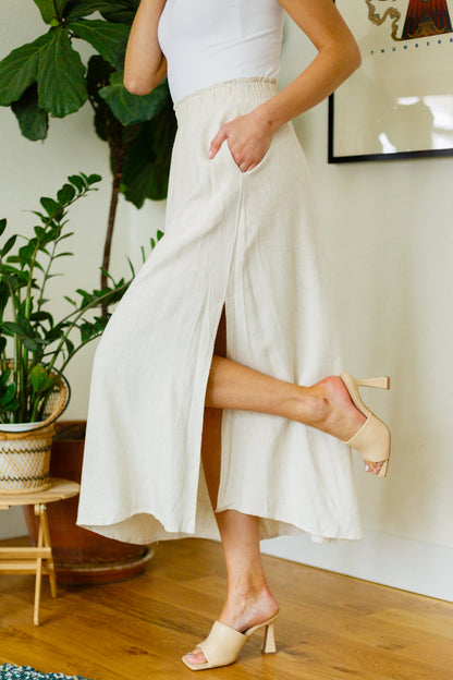RESTOCKED! Neutral Maxi Skirt