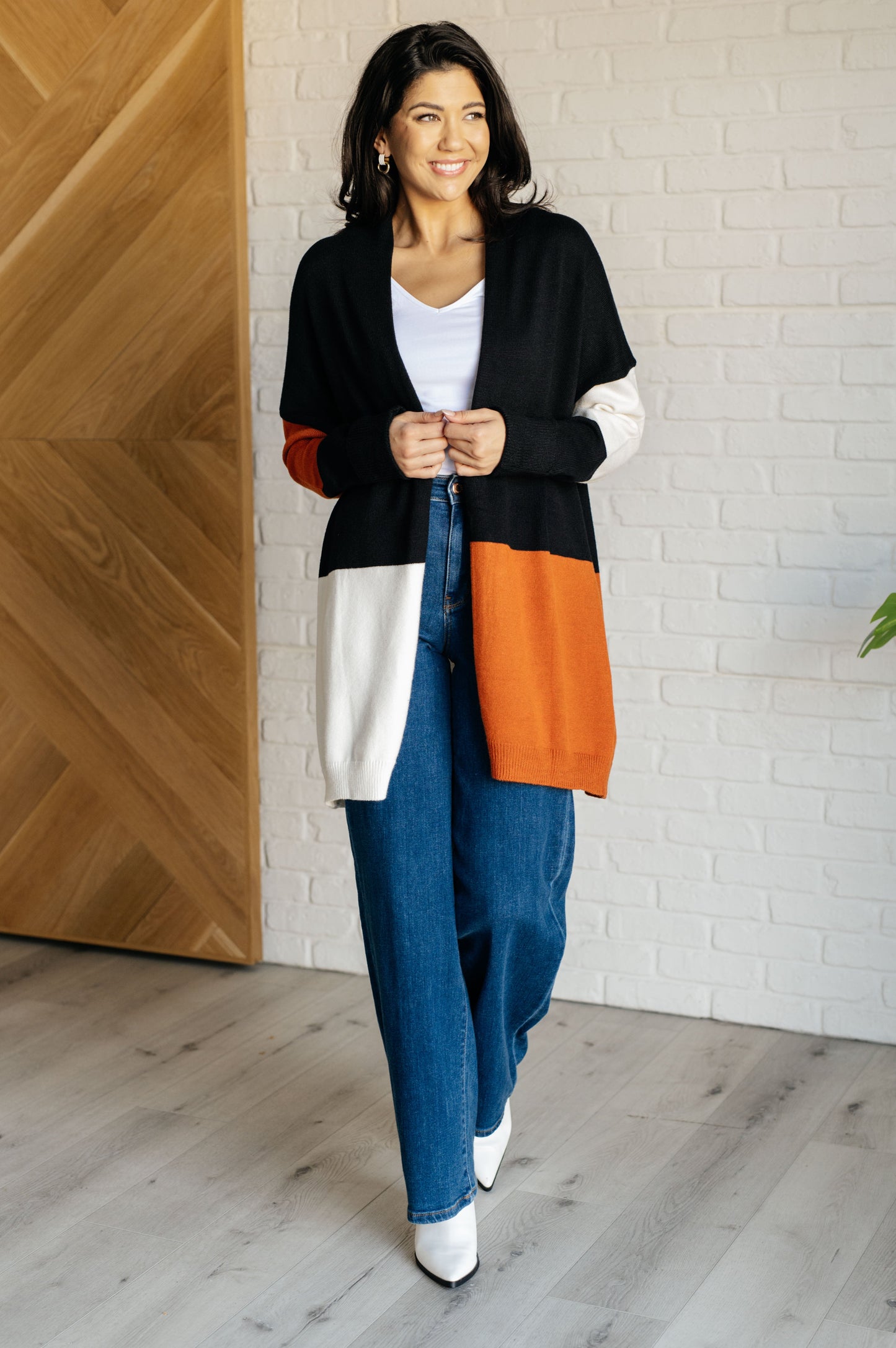 Mallory Color Block Cardigan