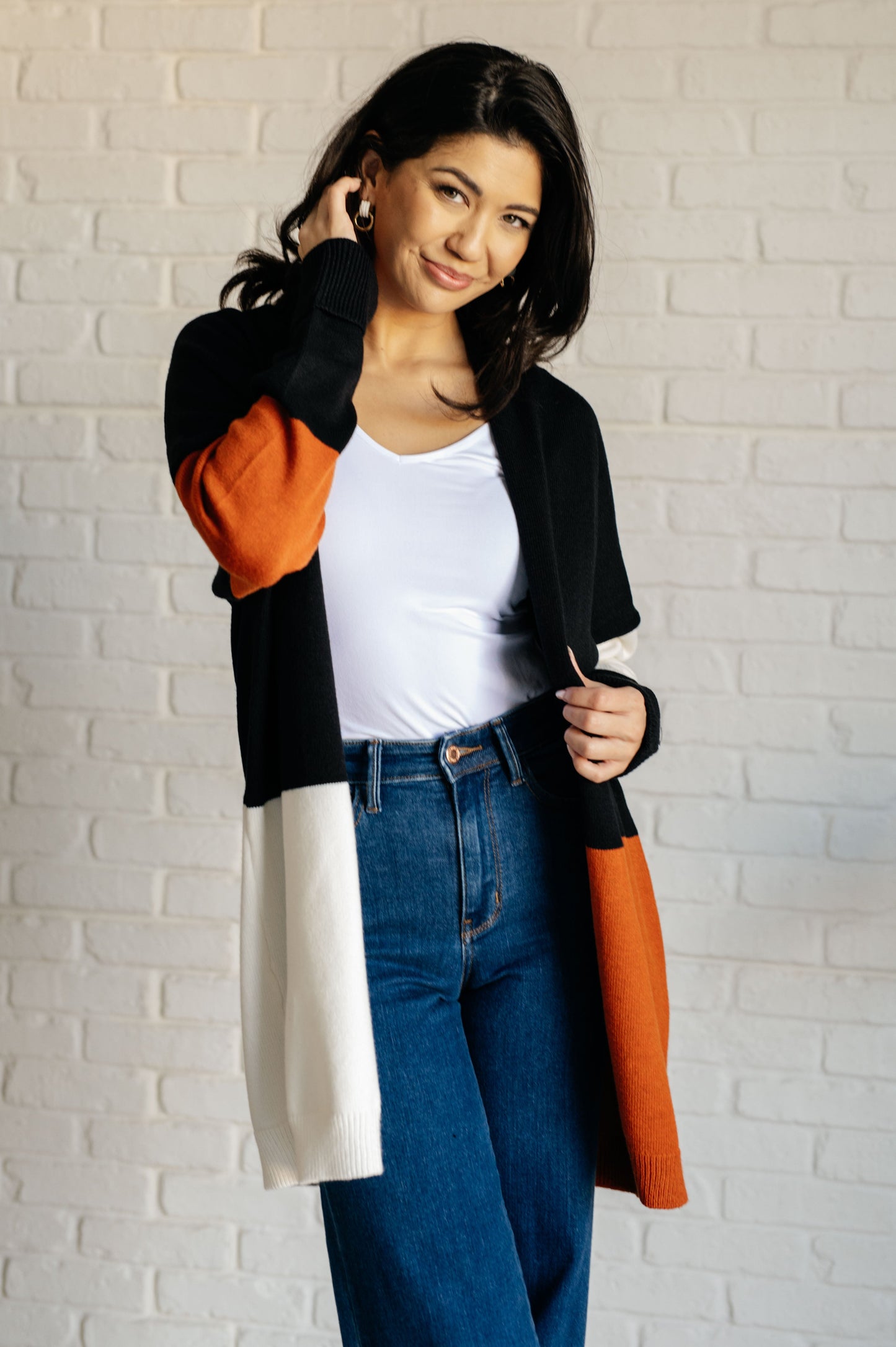 Mallory Color Block Cardigan