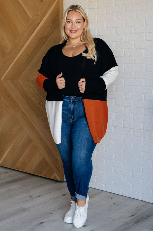 Mallory Color Block Cardigan