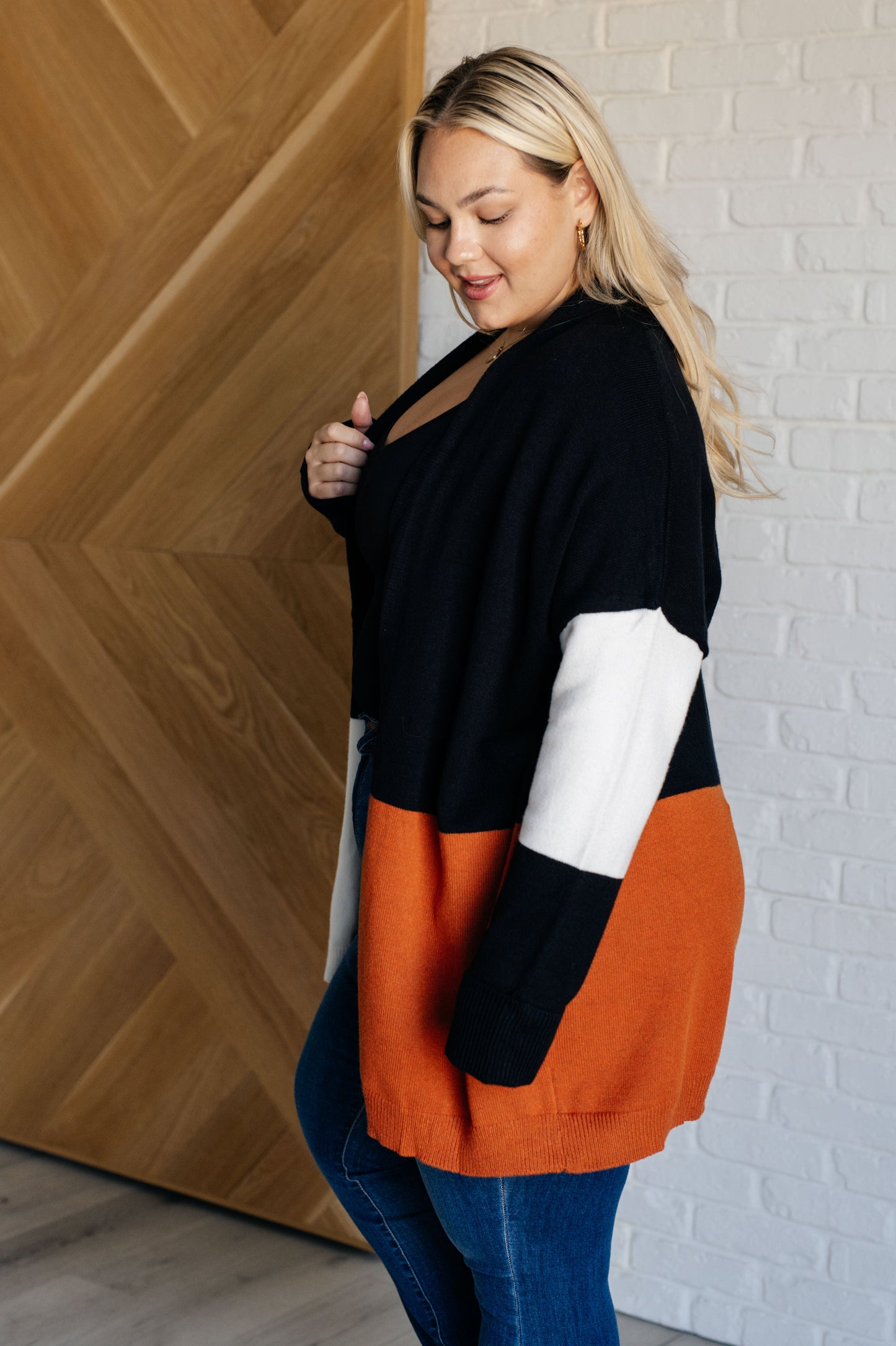 Mallory Color Block Cardigan
