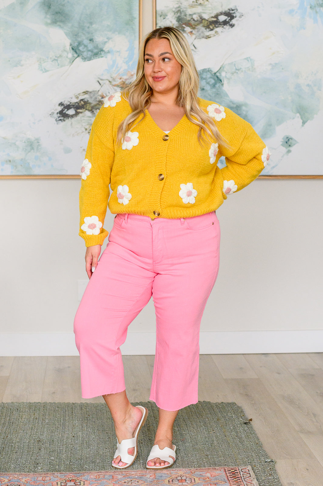 Daisy Gold Cardigan