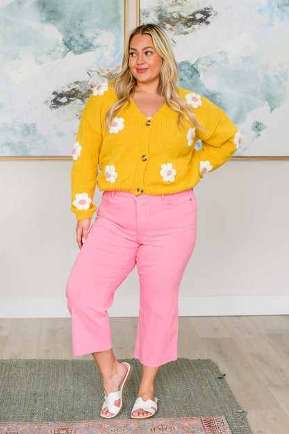 Daisy Gold Cardigan