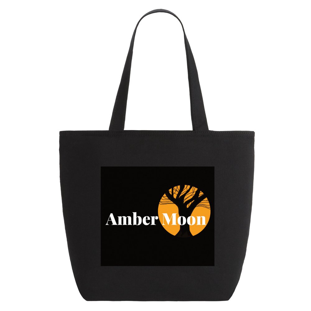 Amber Moon Merch Small Zippered Tote