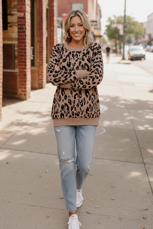 Jacquie Leopard Sweater