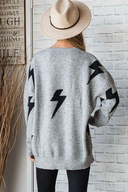 PLUS - Lightning Bolt Sweater