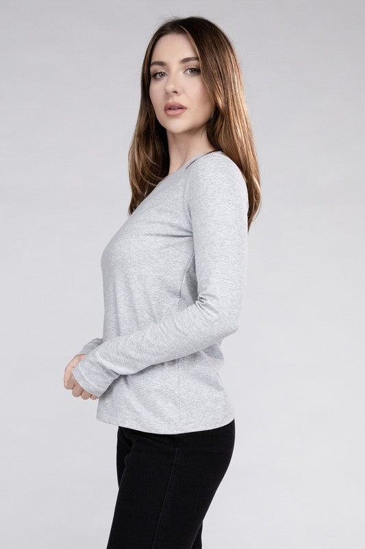 Amber Moon Basics: Long Sleeve Crew