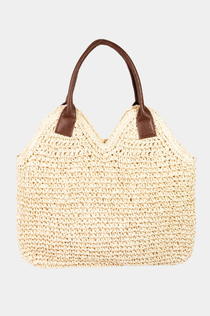 Mia Crossbody Straw Bag