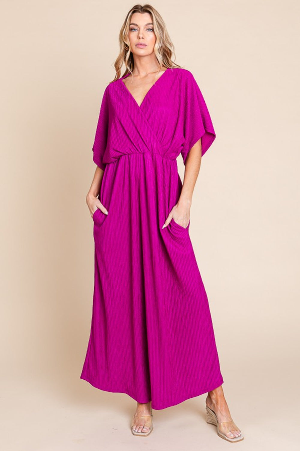 Magenta Maxi Dress