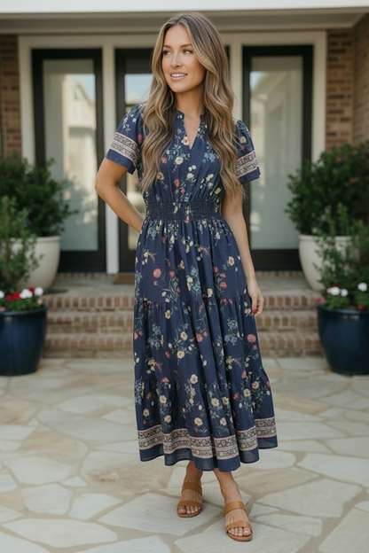 Calista Floral Dress