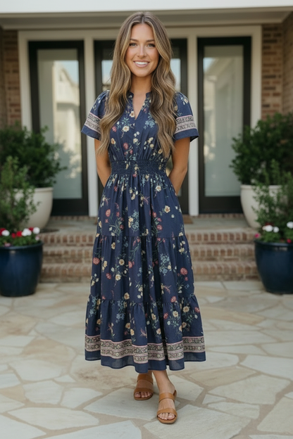 Calista Floral Dress