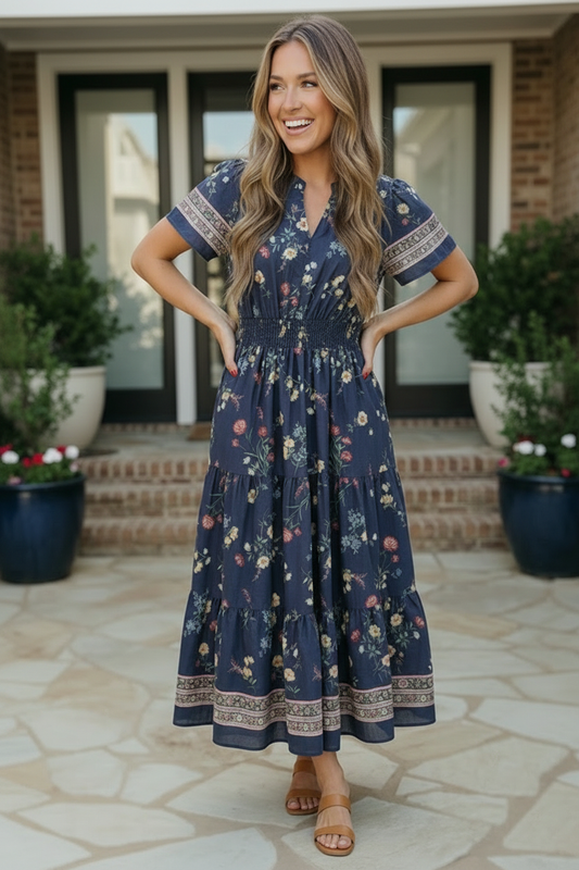 Calista Floral Dress
