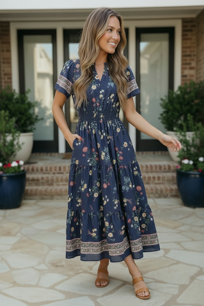 Calista Floral Dress