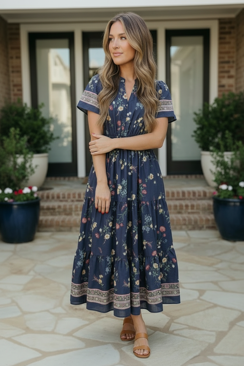 Calista Floral Dress