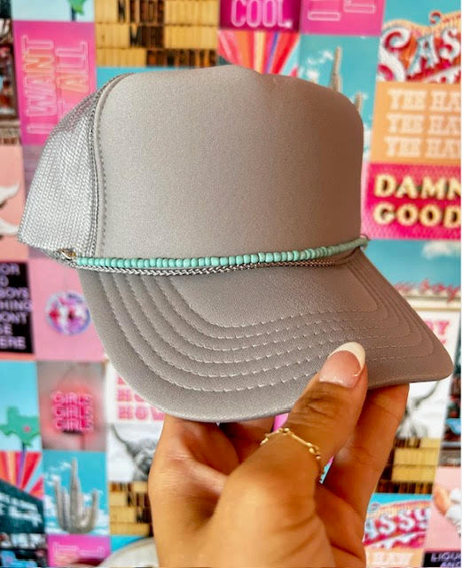 Turquoise Removable Hat Band
