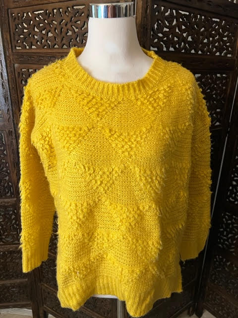 Amber Moon Revival: Yellow Gold Sweater