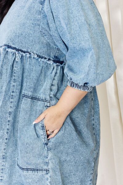 Babydoll Denim Dress