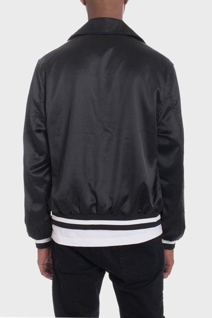 Satin Bomber Jacket