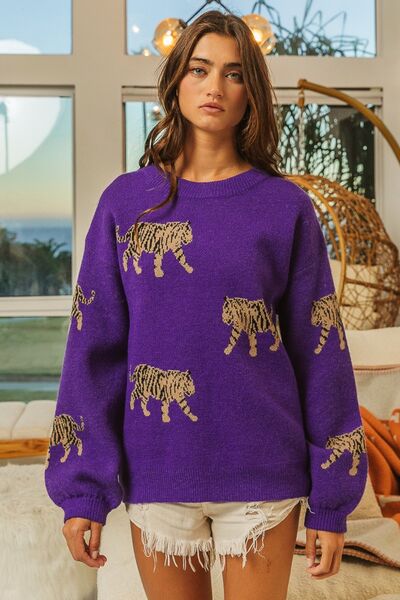 Tiger Pullover Sweater