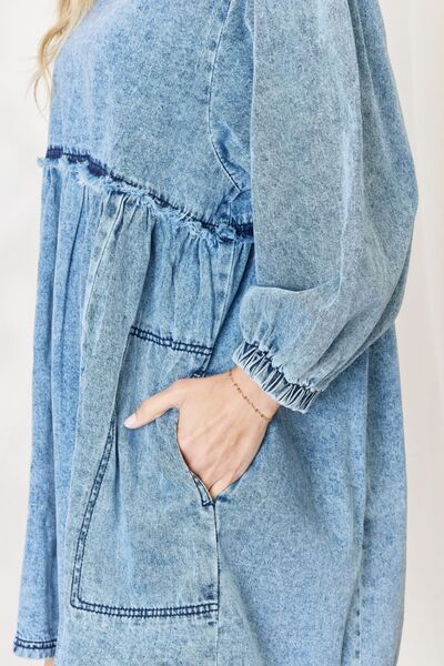 Babydoll Denim Dress