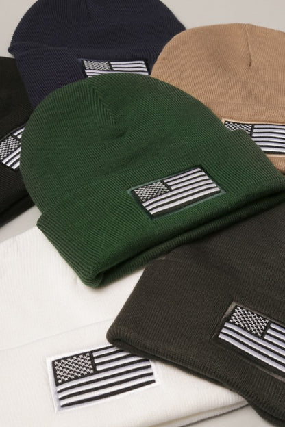 Flag Solid Beanie