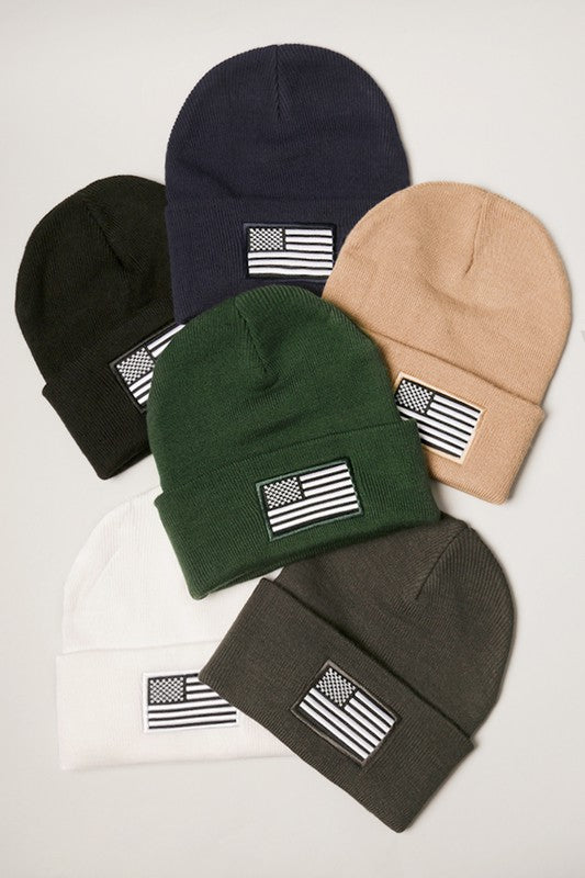 Flag Solid Beanie