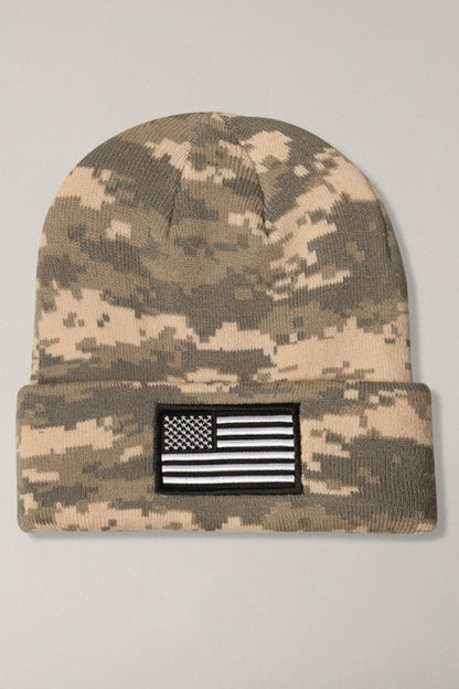 Camo Flag Beanie