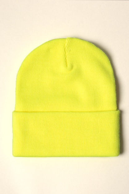 Unisex Solid Beanie