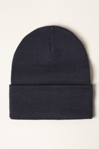 Unisex Solid Beanie