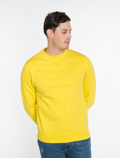 Yellow Fleece Crewneck