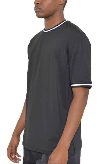 Micromesh Ringer T-Shirt in multiple colors