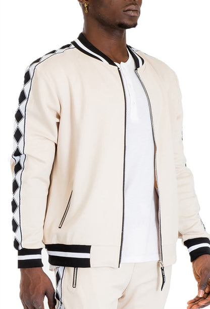 Diamond Tape Track Jacket